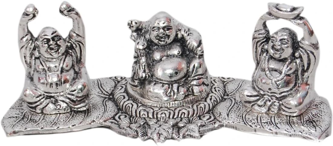Gulshan Arts Crafts Laughing Buddha Showpiece - 5 cm