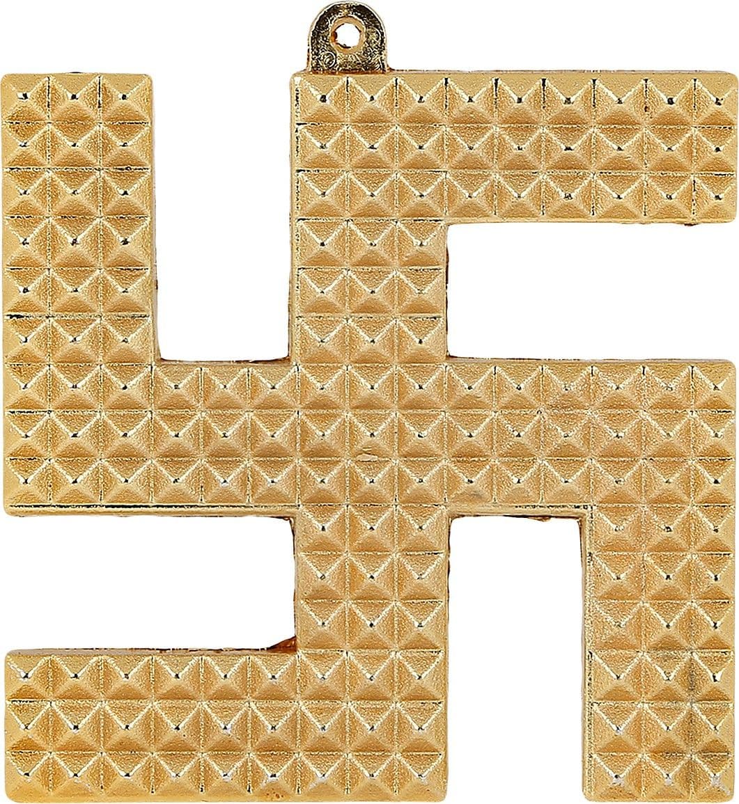 Samriddhivastu asthdhatu swastik pyramid Showpiece - 10 cm