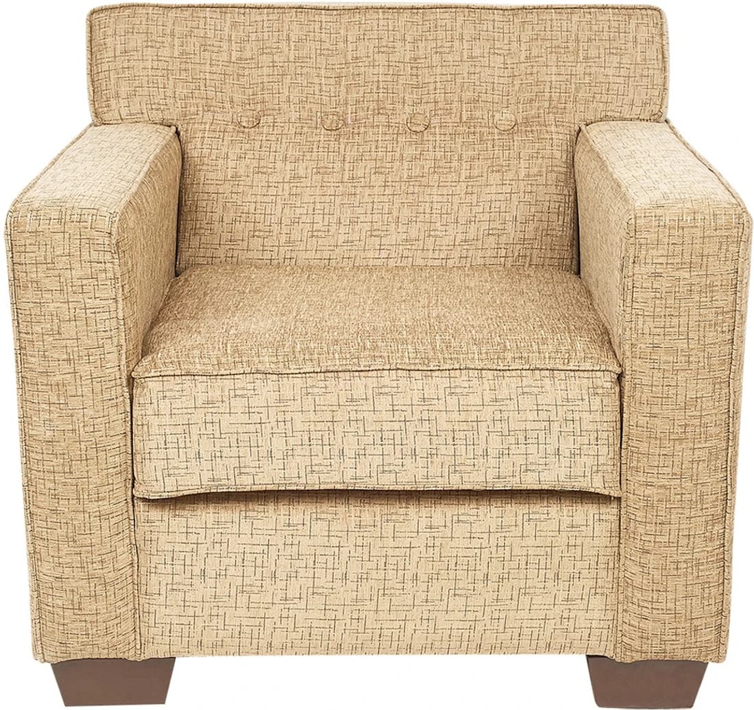 ARRA Solid Wood 1 Seater Sofa