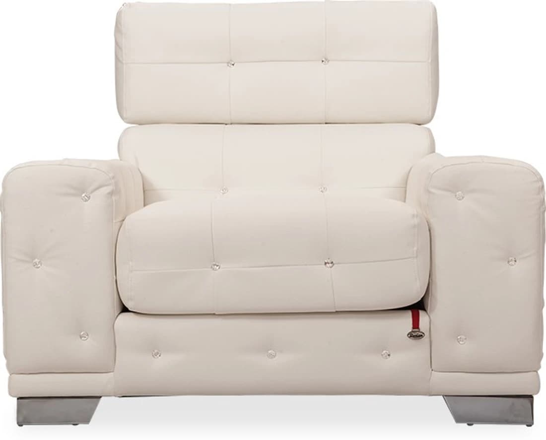 Durian Leather 1 Seater Sofa