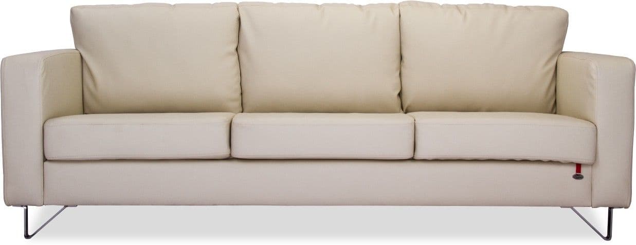 Durian Clinton/A/3 Leather 3 Seater Sofa
