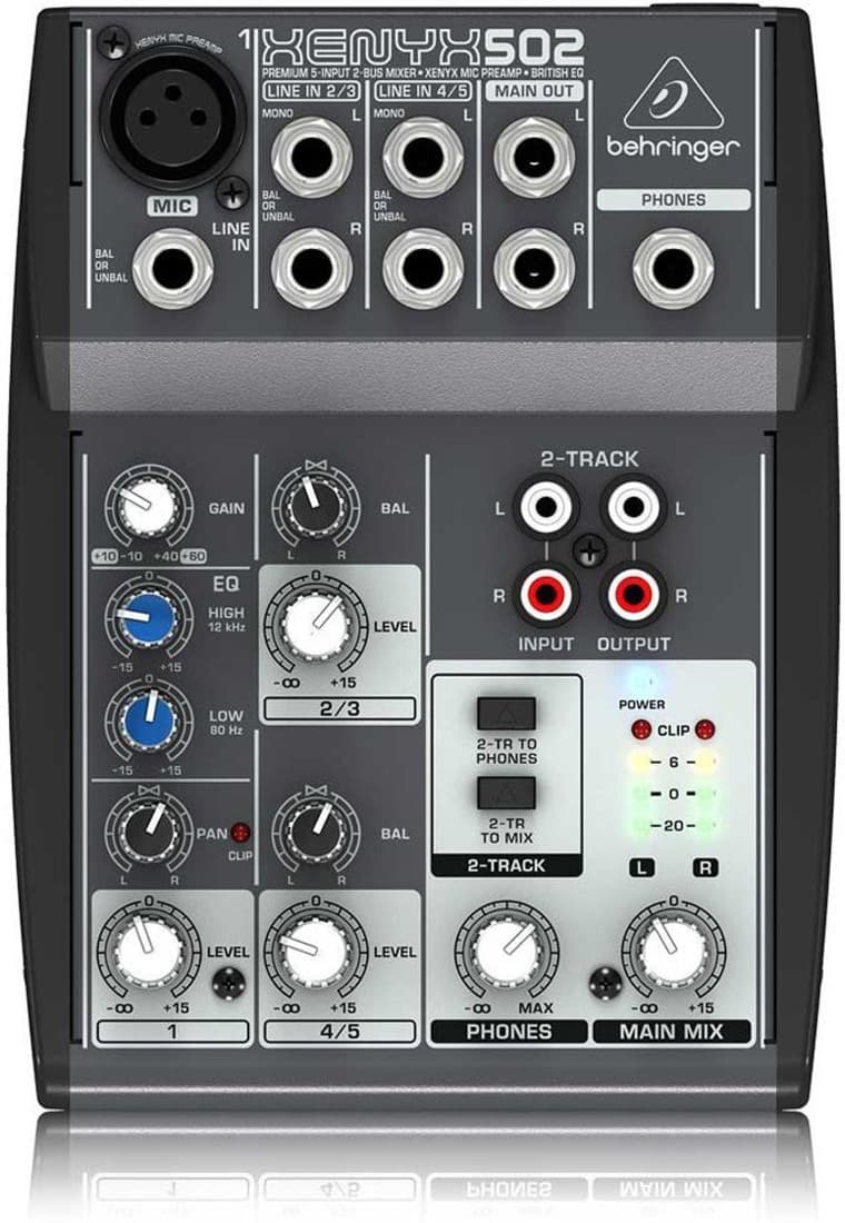 Behringer Xenyx 502 Analog Sound Mixer