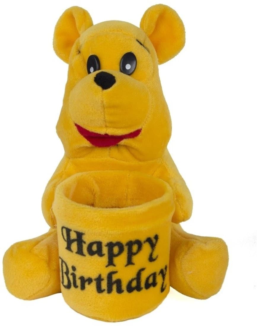 O Teddy Toys 1 Compartments Imported Soft Valvet Pen Stand