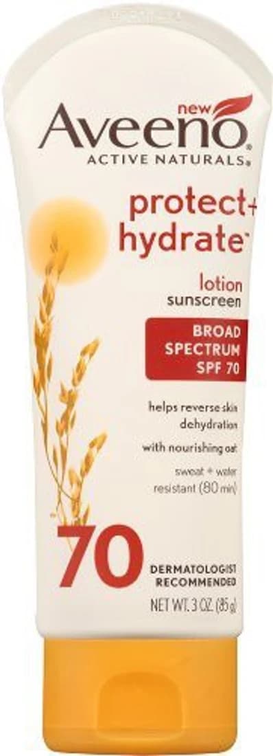 Aveeno Protect + Hydrate Broad Spectrum Spf 70 Sunscreen Lotion - SPF 70 PA+