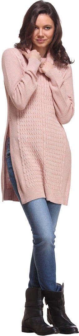 Nineteen Solid Round Neck Casual Women's Sweater