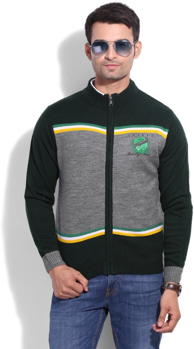 Duke Striped Casual Men's Sweater