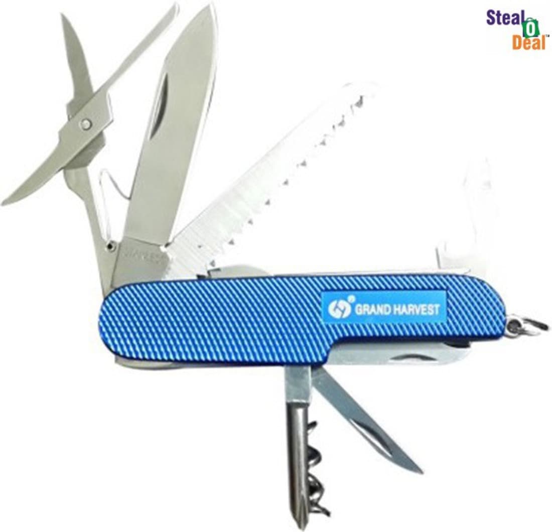 Stealodeal Grand Harvest 11 Function Multi Utility Swiss Knife