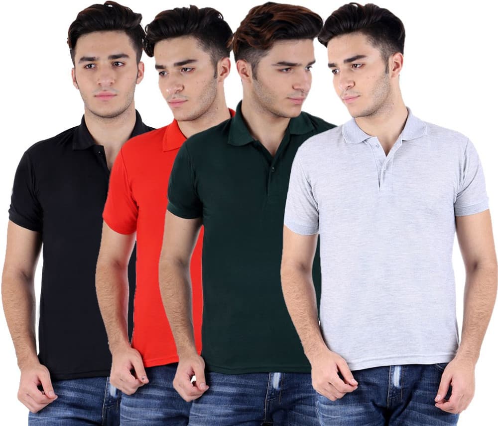 Candy House Solid Men's Polo Neck T-Shirt