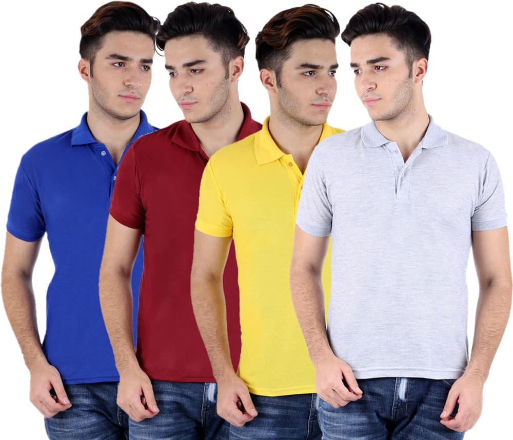 Candy House Solid Men's Polo Neck T-Shirt