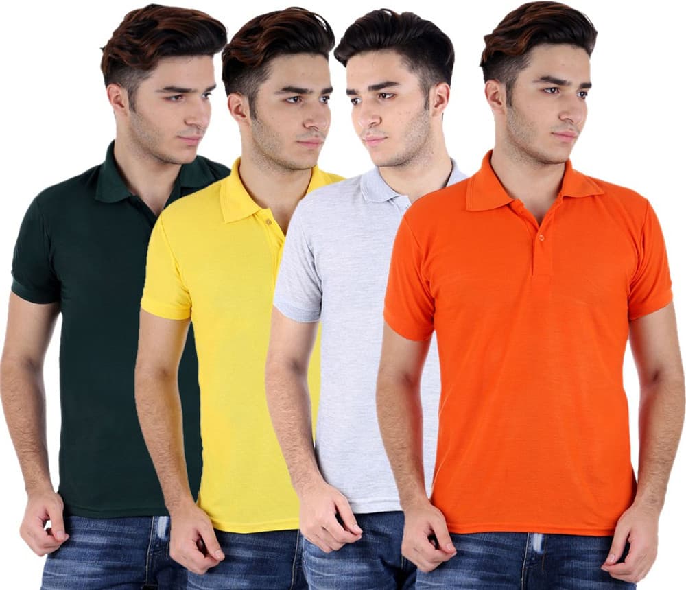 Candy House Solid Men's Polo Neck T-Shirt