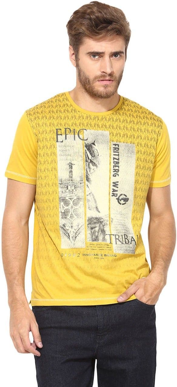 Fritzberg Printed Men's Round Neck T-Shirt