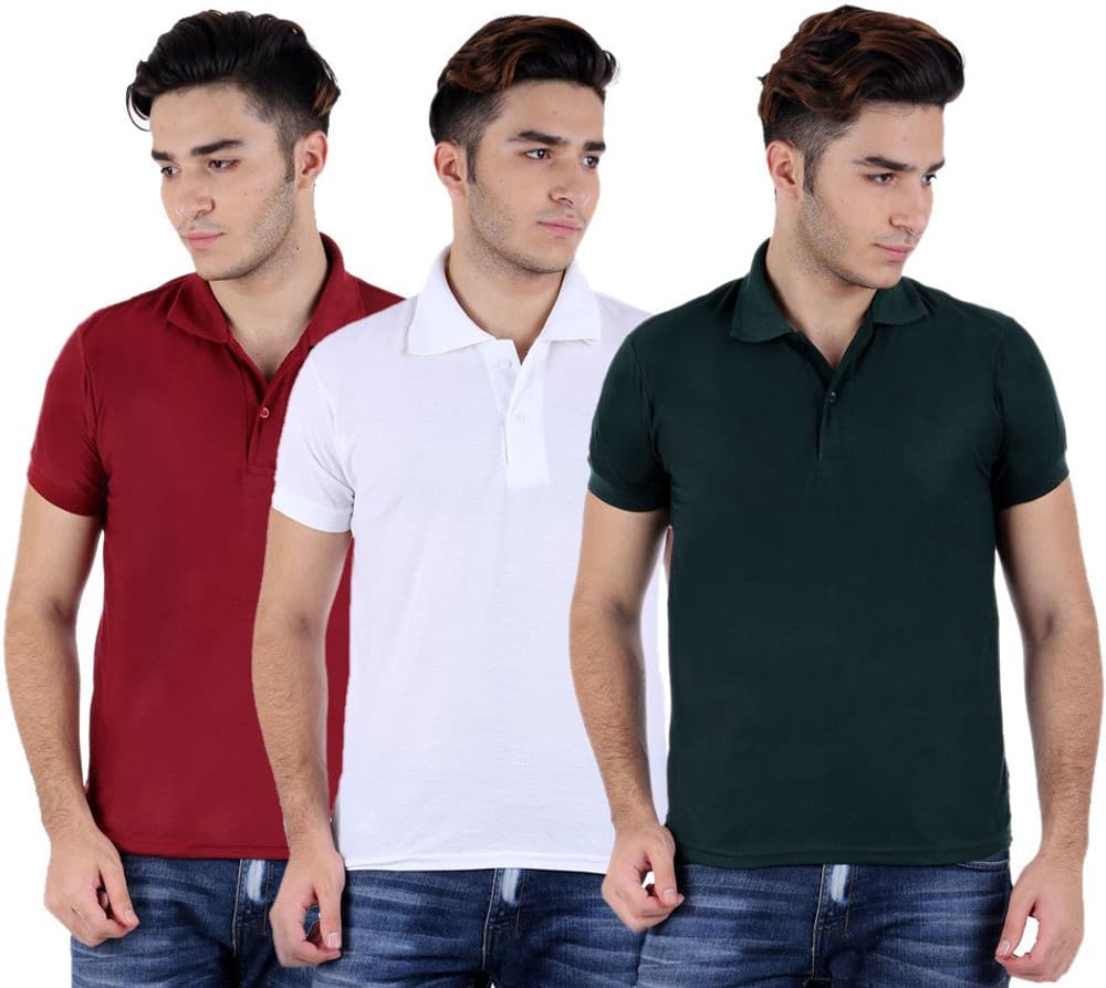 Candy House Solid Men's Polo Neck T-Shirt