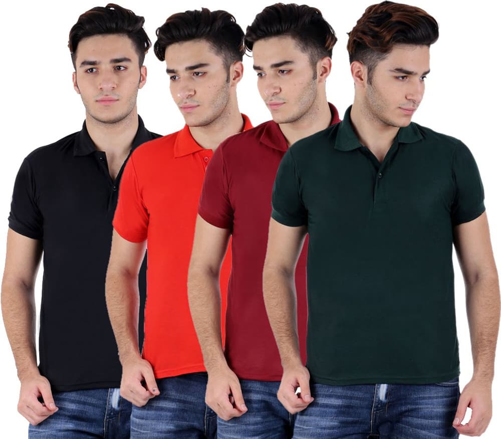 Candy House Solid Men's Polo Neck T-Shirt