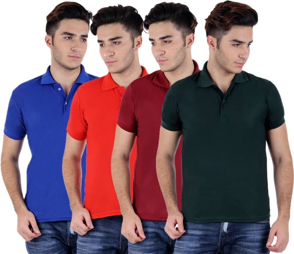 Candy House Solid Men's Polo Neck T-Shirt