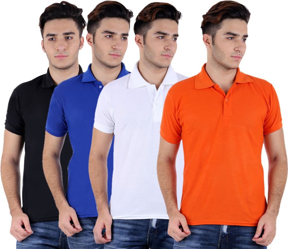 Candy House Solid Men's Polo Neck T-Shirt