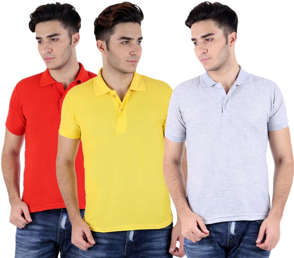 Candy House Solid Men's Polo Neck T-Shirt