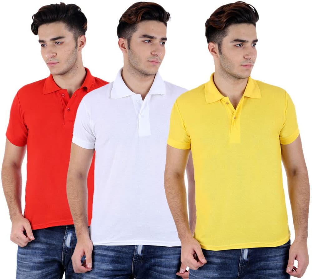 Candy House Solid Men's Polo Neck T-Shirt