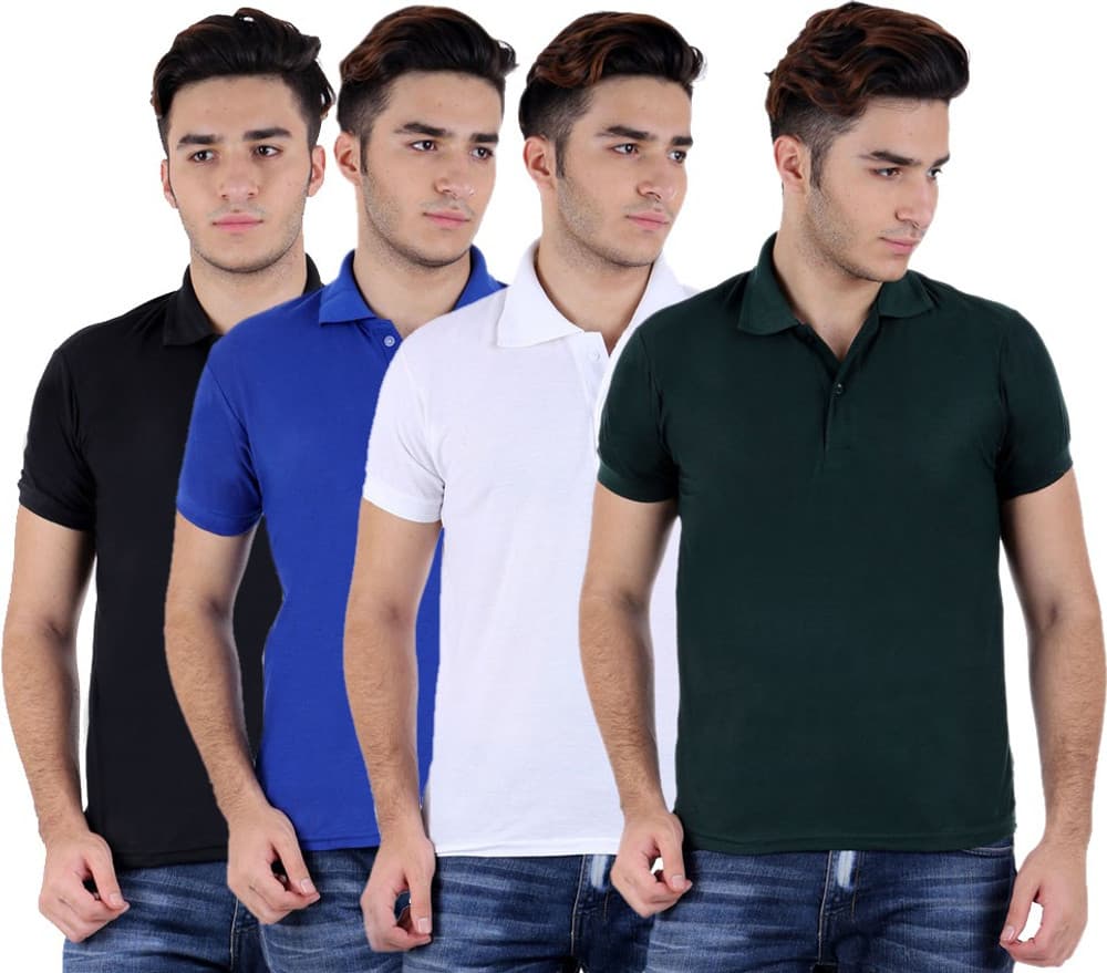 Candy House Solid Men's Polo Neck T-Shirt