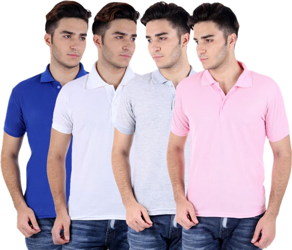 Candy House Solid Men's Polo Neck T-Shirt