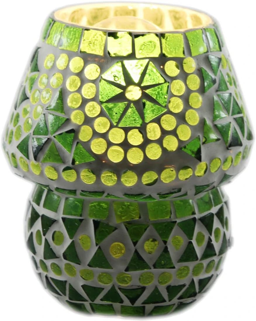 Brahmz Glass Mossiac Table Lamp
