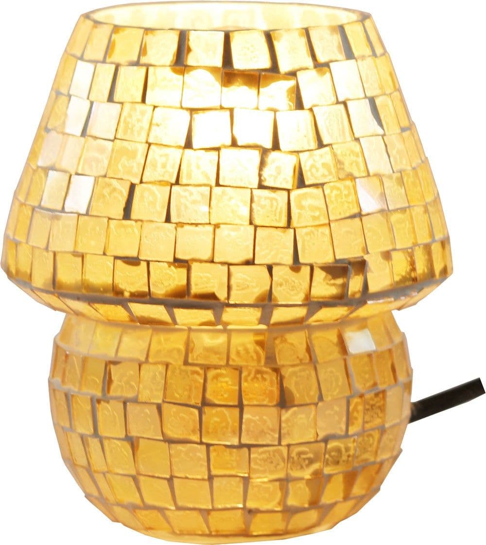 Brahmz Glass Mossiac Table Lamp