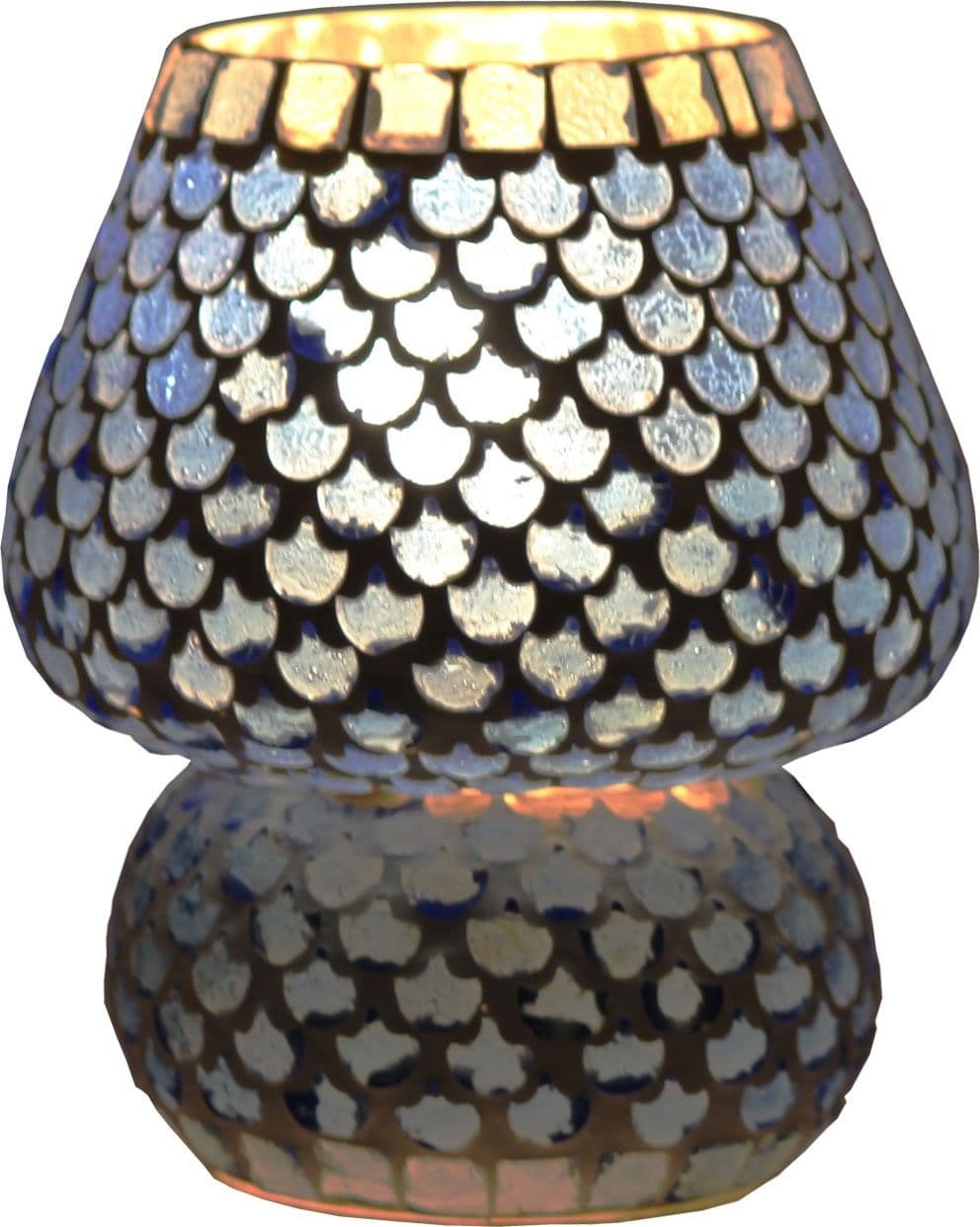 Brahmz Glass Mossiac Table Lamp