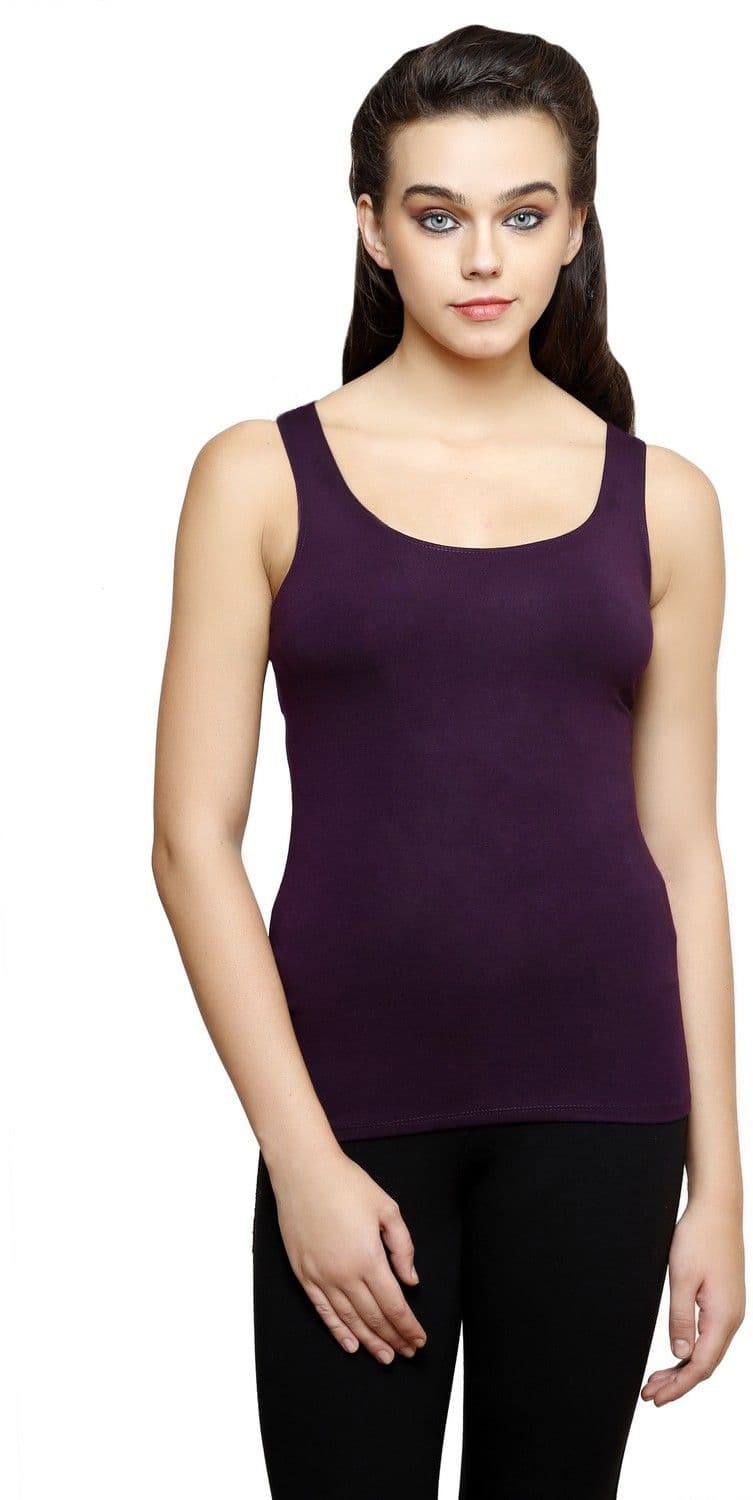 Rampwalk Casual Sleeveless Solid Women's Top