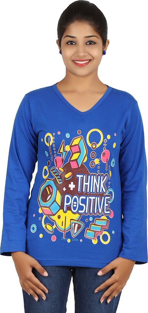 MERIL Casual Full Sleeve Printed Women's Top