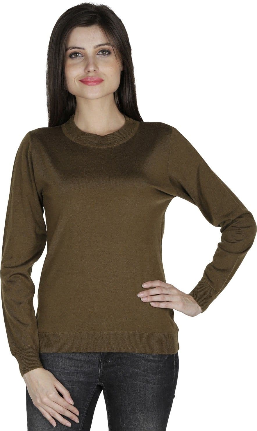 Imagination Casual Full Sleeve Solid Women's Top