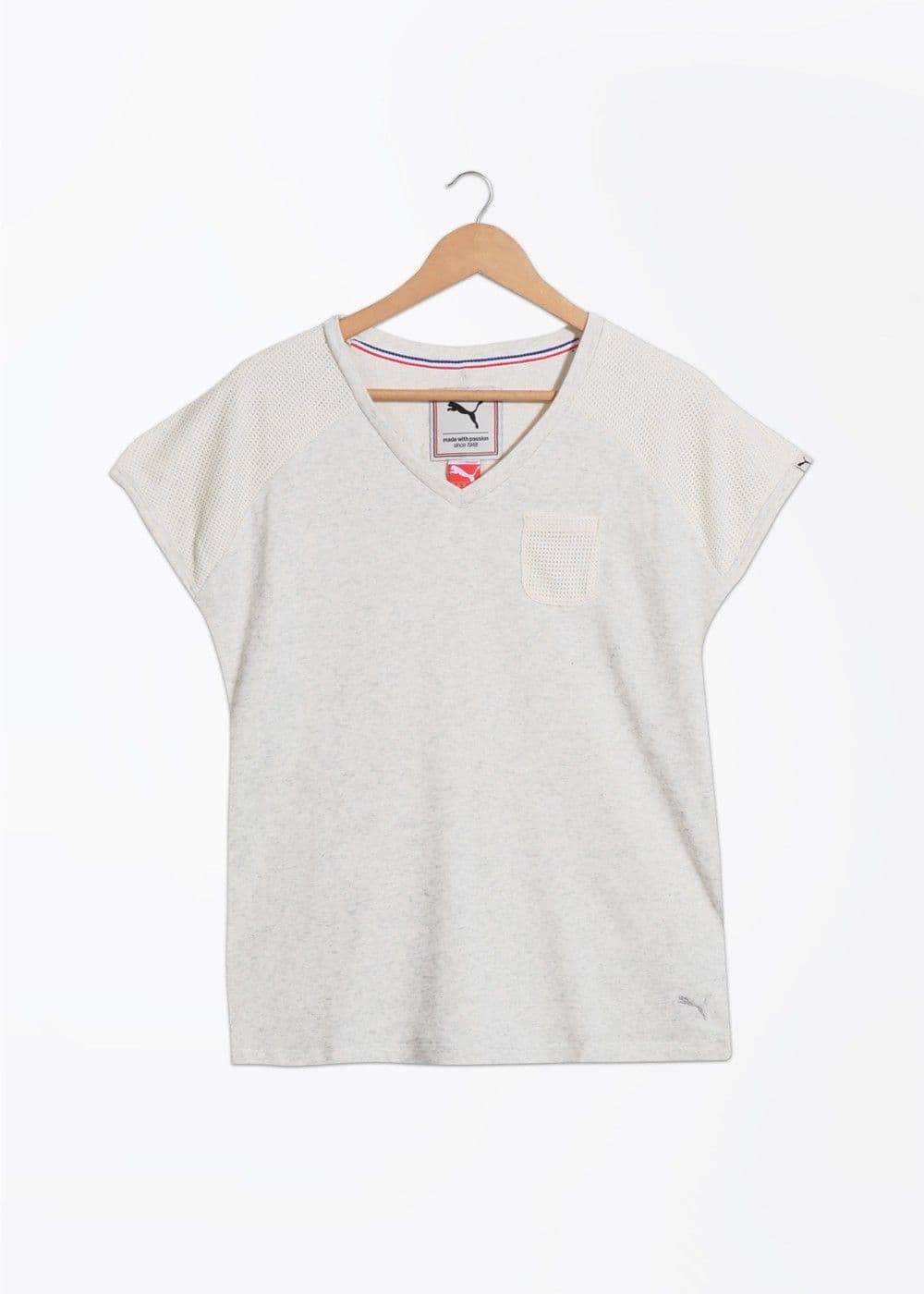 Puma Casual Short Sleeve Solid Women's Top