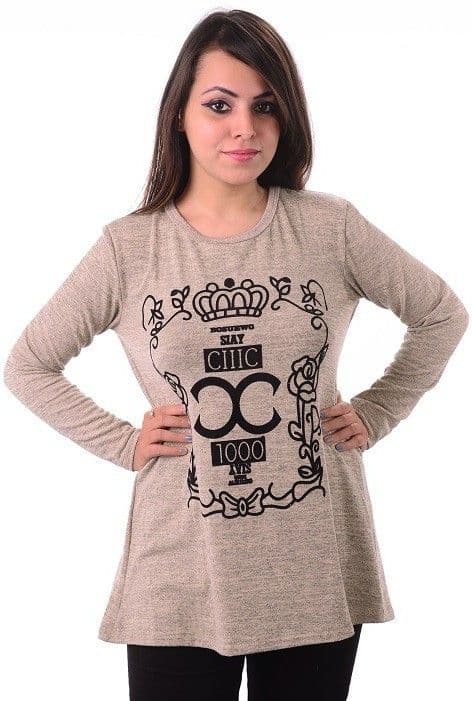 Shivi's Designer Studio Casual Full Sleeve Printed Women's Top