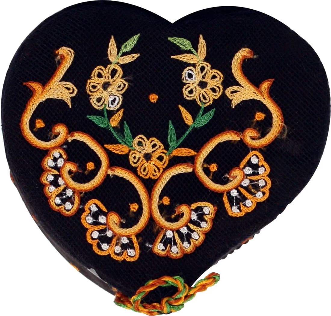 Soulful Threads Yellow Thread Aari Embroidered Accessories Vanity Multi Purpose