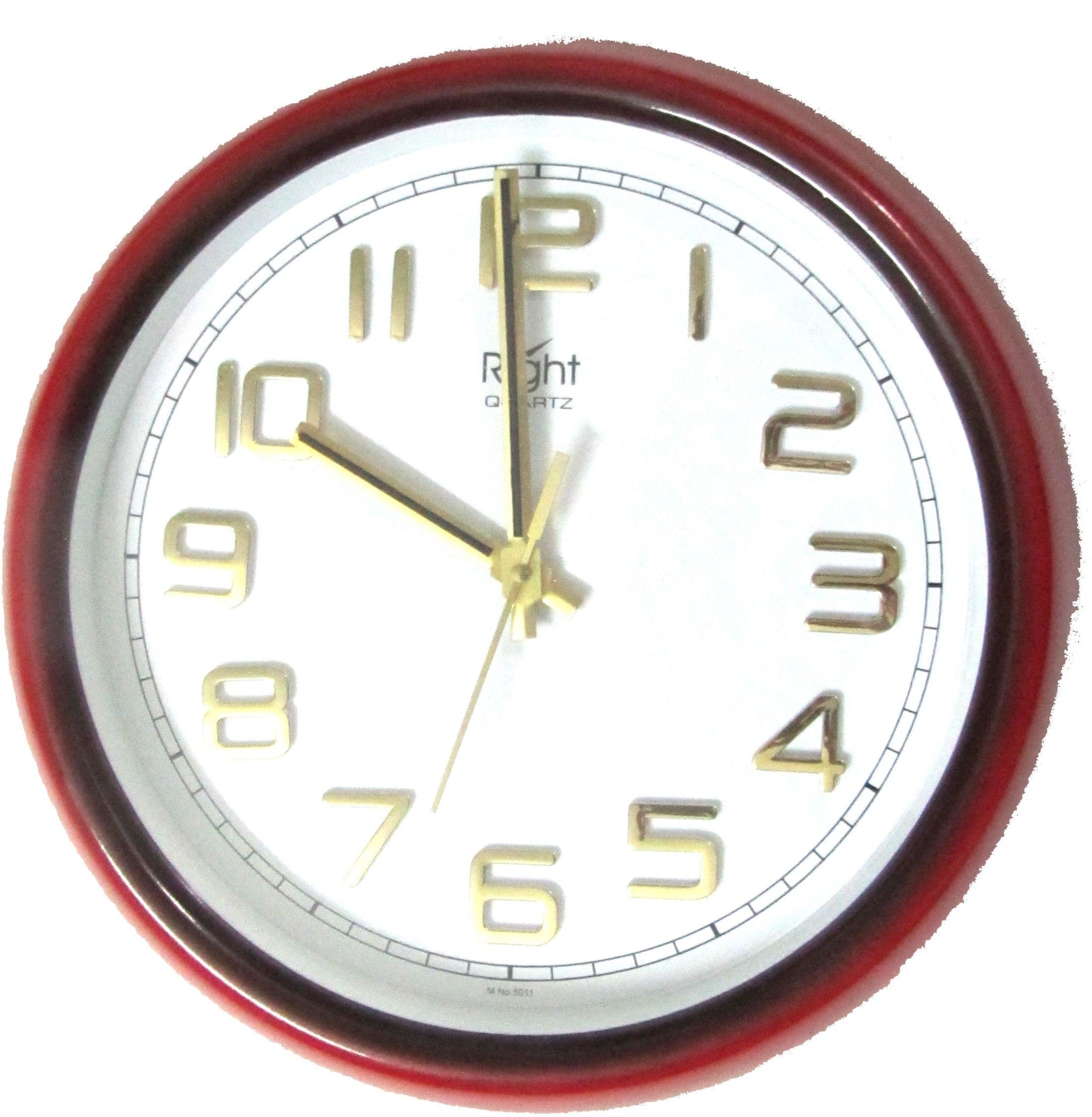 Right Analog 26 cm Dia Wall Clock